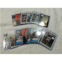 LOT 14 MISC BASEBALL CARDS:ICHIRO, MADDUZ, BRAUN,