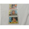 Image 1 : LOT 3 1960 BASEBALL CARDS: MCBRIDE, ADCOCK, LOGAN