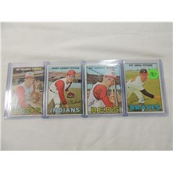 LOT 4 1967 BASEBALL CARDS: JARVIS, SHAMSKY, SIEBET
