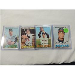 LOT 4 1967 BASEBALL CARDS: BLASINGAME, BRANDON, SN