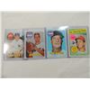 Image 1 : LOT 4 1969 BASEBALL CARDS: HELMS, HARRIS, MURPHY,