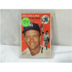 1954 TOPPS JOE COLLINS #83 BASEBALL CARD