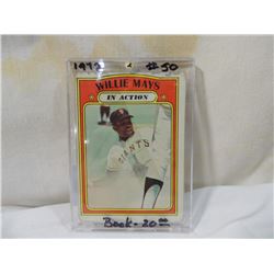 1972 TOPPS WILLIE MAYS #50 BASEBALL CARD