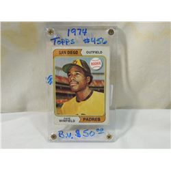 1974 TOPPS DAVE WINFIELD #456 BASEBALL CARD