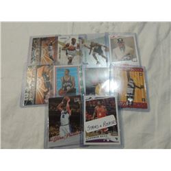 LOT 10 MISC BASKETBALL CARDS:HEAD, WELLS, GARNETT