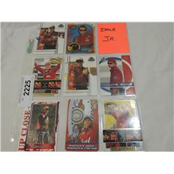 LOT 8 DALE EARNHARDT JR RACING CARDS