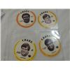 Image 3 : LOT 8 1976 CRANE FOOTBALL CARD DISKS