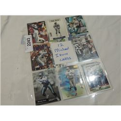 LOT 12 MICHAEL IRVIN FOOTBALL CARDS