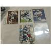 Image 3 : LOT 12 MICHAEL IRVIN FOOTBALL CARDS