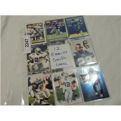 LOT 12 EMMITT SMITH FOOTBALL CARDS