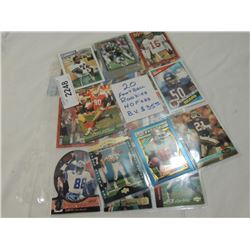 LOT 20 MISC ROOKIES, HOF, STARS FOOTBALL CARDS