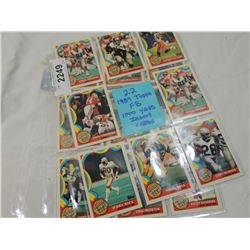 LOT 22 1989 TOPPS FOOTBALL CARDS