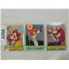 Image 1 : LOT 3 1963 FOOTBALL CARDS: DUGAN, DAVIS, SNEAD