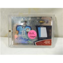 2011 TOPPS JAMIE HARPER AUTO / JERSEY FOOTBALL CAR