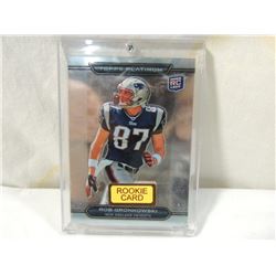 2010 TOPPS ROB GRONKOWSKI #122 ROOKIE FOOTBALL CAR