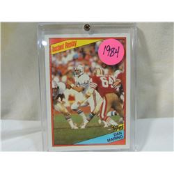 1984 TOPPS DAN MARINO #124 FOOTBALL CARD