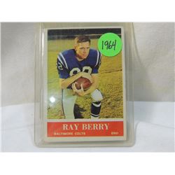 1964 TOPPS RAY BERRY #1 FOOTBALL CARD