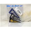 Image 1 : LOT 3 VINTAGE MINI PENNANTS DODGERS, BRAVES, PIRAT