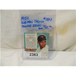 1954 RED MAN TOBACCO MONTE IRVIN #5N BASEBALL CARD