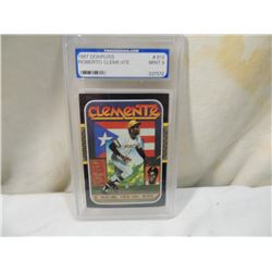 1987 DONRUSS ROBERTO CLEMENTE #612 GRADED CARD