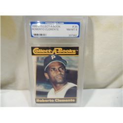 1990 COLLECT A BOOK ROBERTO CLEMENTE #35 GRADED CA