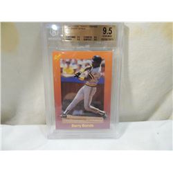 1989 CLASSIC BARRY BONDS #117 GRADED BASEBALL CARD