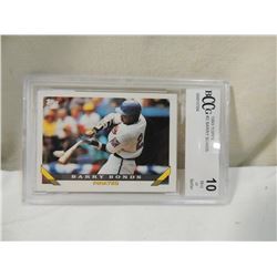 1993 TOPPS BARRY BONDS #2 GRADED