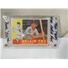 Image 1 : 1960 TOPPS NELLIE FOX #100 BASEBALL CARD