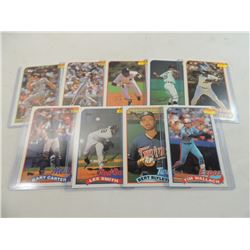 LOT 9 TOPPS BASEBALL TALK EDITION CARDS