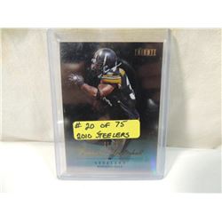 2010 TOPPS RASHARD MENDENHALL #20/75 FOOTBALL CARD