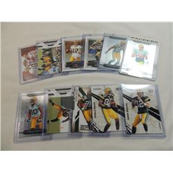 LOT 11 MISC GREEN BAY PACKERS FOOTBALL CARDS