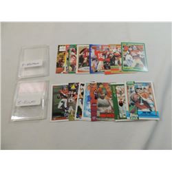 LOT 16 MONTANA & ELWAY FOOTBALL CARDS