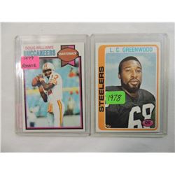 LOT 2 1979 DOUG WILLIAMS & 1978 LC GREENWOOD