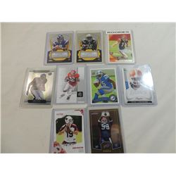 LOT 9 MISC FOOTBALL CARDS ROOKIES SHIPLEY, BROWN,