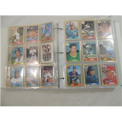 1987 TOPPS BASEBALL CARD SET BINDER