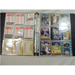 MISC CHICAGO CUBS BASEBALL CARDS BINDER