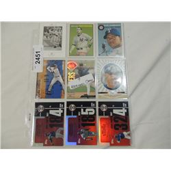 LOT 9 ALEX RODRIGUEZ BASEBALL CARDS