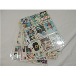 LOT 45 MISC 1978 BASEBALL CARDS