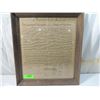 Image 1 : VINTAGE FRAMED DECLARATION OF INDEPENDENCE PRINT