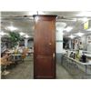 Image 2 : ANTIQUE MAHOGANY LINEN CLOSET CABINET 10' CEILINGS