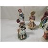 Image 2 : LOT 10 ASSORTED VINTAGE PORCELAIN CERAMIC FIGURINE