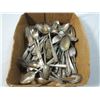 Image 1 : BOX LOT MISC SILVER PLATED FLATWARE