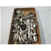 Image 2 : BOX LOT MISC SILVER PLATED FLATWARE