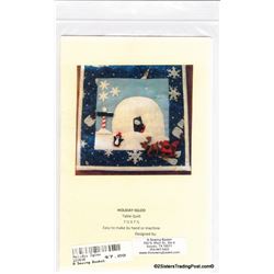 Holiday Igloo' Table Quilt Pattern 7.5" x 7.5"