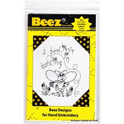 Beez' Embroidery Pattern