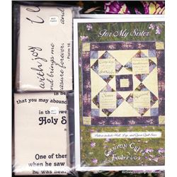 Prayer & Psalms' Lap Quilt Kit 61" x 73"