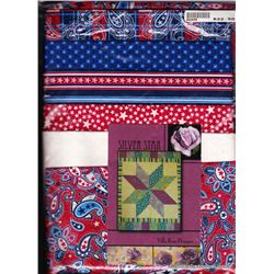 Silver Star' Quilt Kit  32" x 42"