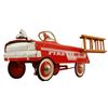 Image 1 : Murray Pressed Steel Pedal Fire Truck with Ladders