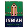 Image 1 : Indian Gasoline Porcelain Pump Sign