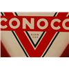 Image 8 : Conoco Motor Oil Porcelain Triangle Lollipop Sign